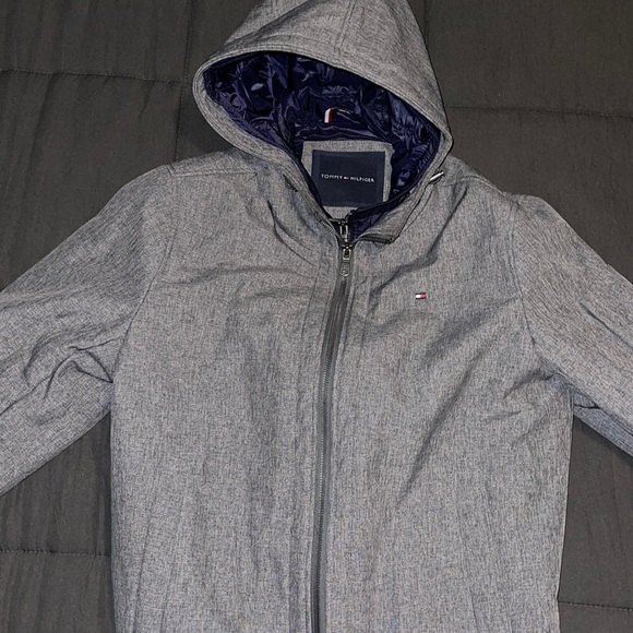 Tommy Hilfiger Small Grey Winter Jacket - Picture 1 of 7